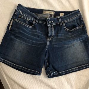 Denim shorts